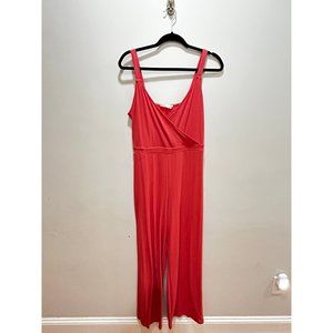 Pink Rose Jumpsuit Size L